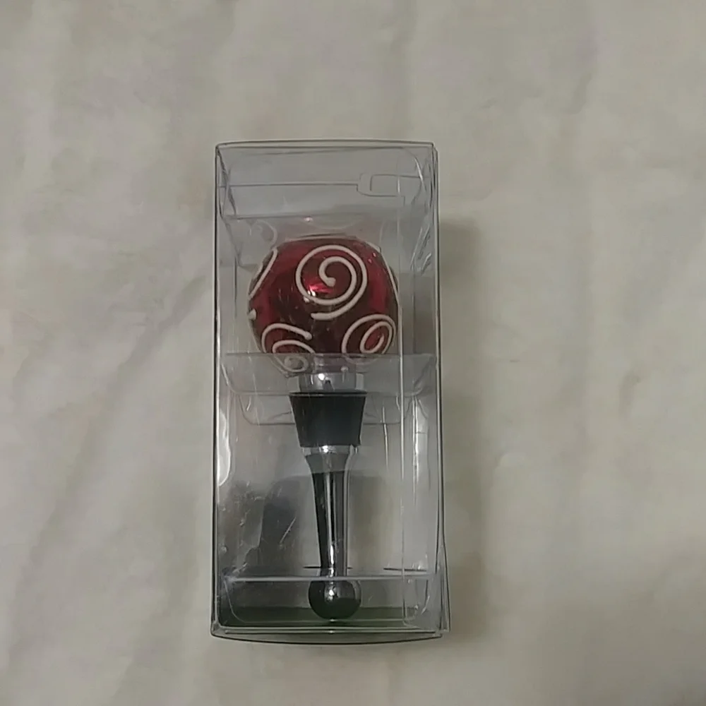 🎈5/$25 Pier 1 Imports Holiday Wine Bottle Stopper